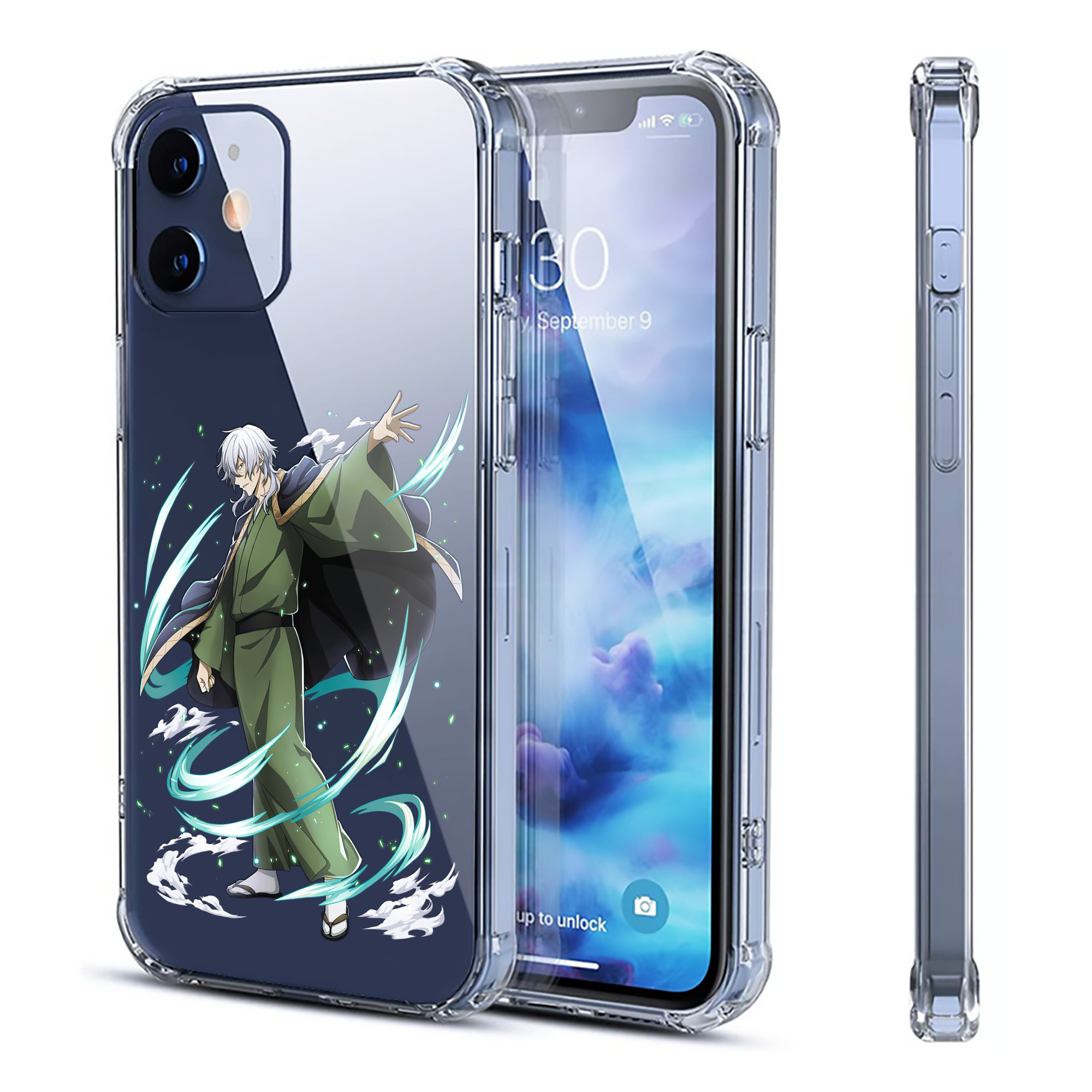 （画像用） 文豪ストレイドッグス Bungo Stray Dogs 【iPhone 12シリーズ対応】透明スマホケース（クリアソフトケース）